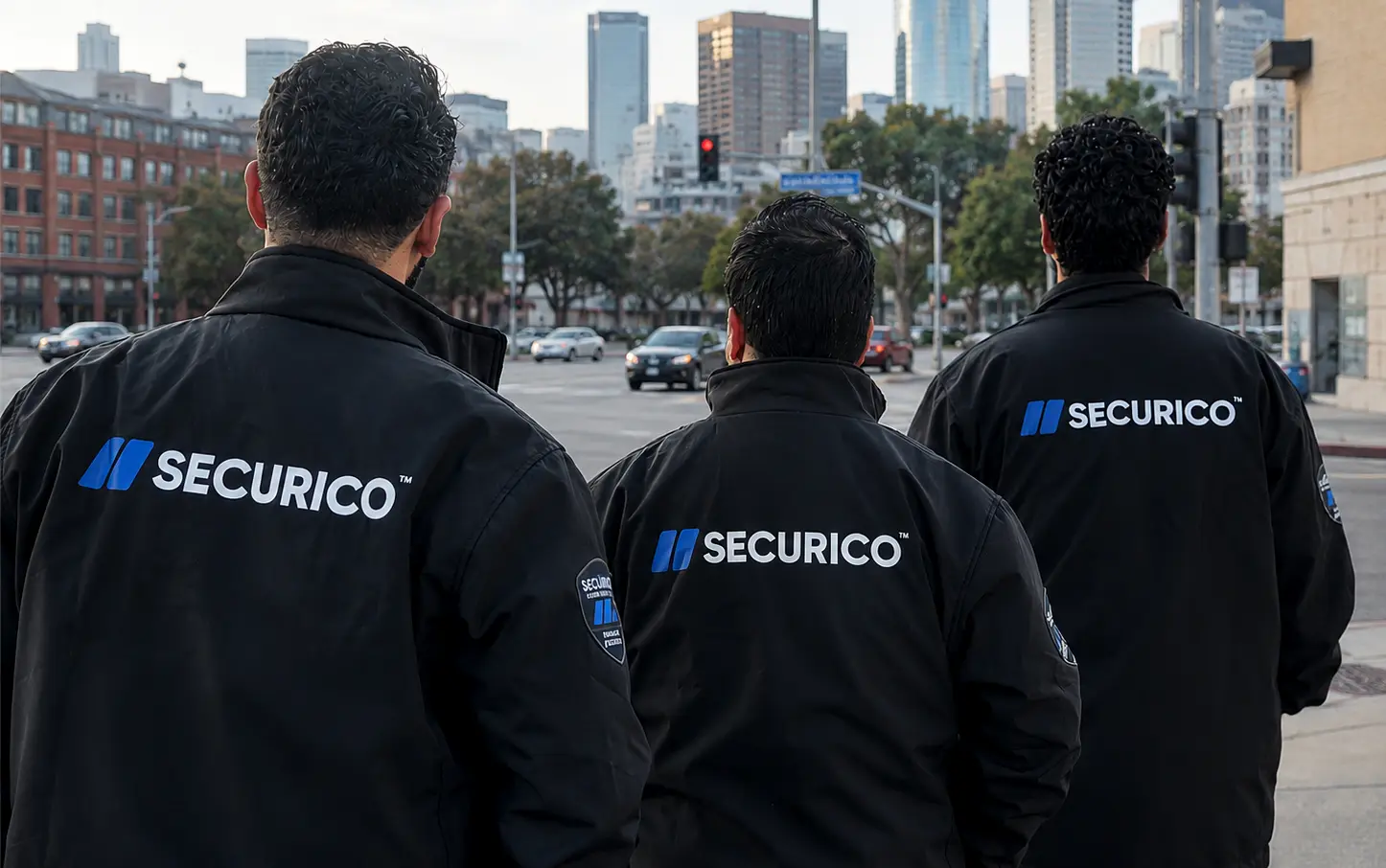 SECURICO unarmed security guard on post in Acton, CA