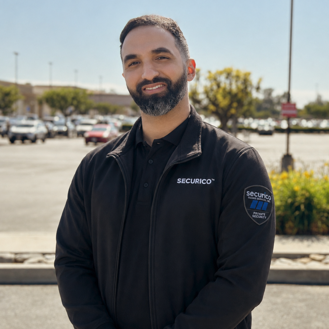 SECURICO officer on an overnight patrol round in Acton, CA