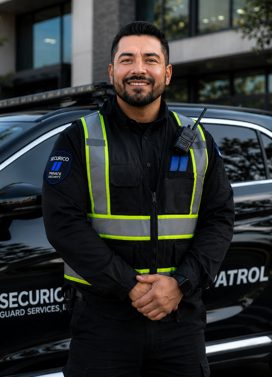 SECURICO patrol officer in uniform
