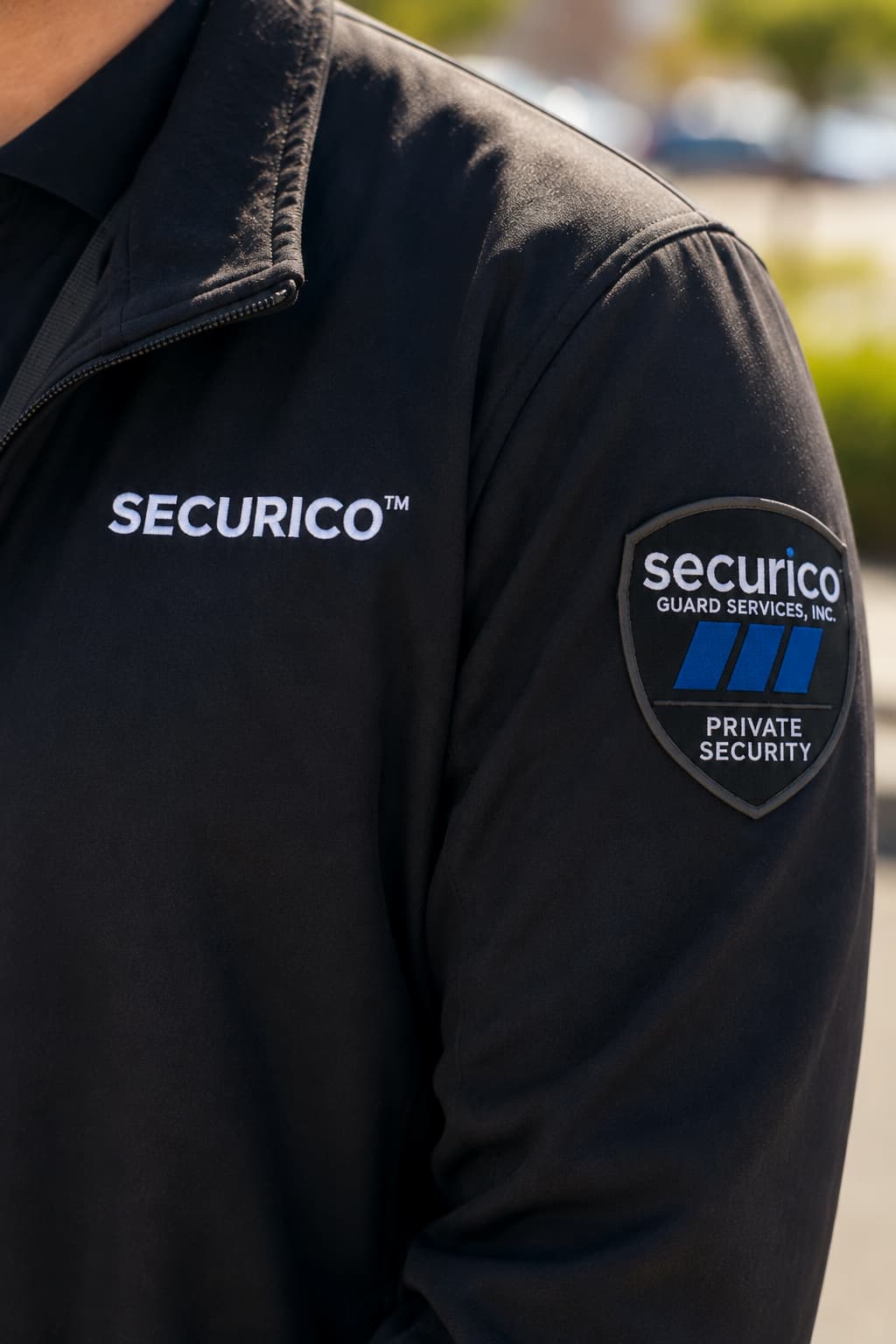 SECURICO unarmed security guard on post in Torrance, CA